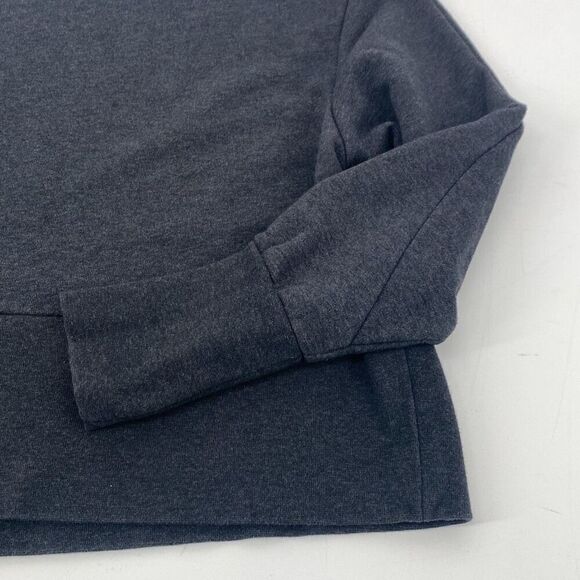 Nike Dri-fit Versa Studio Mock Neck Sweatshirt   Gray Long Sleeve‎ Zip Pocket S - Picture 6 of 13